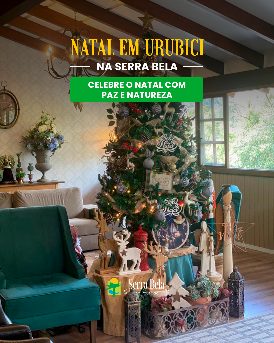Celebre o Natal com paz e natureza